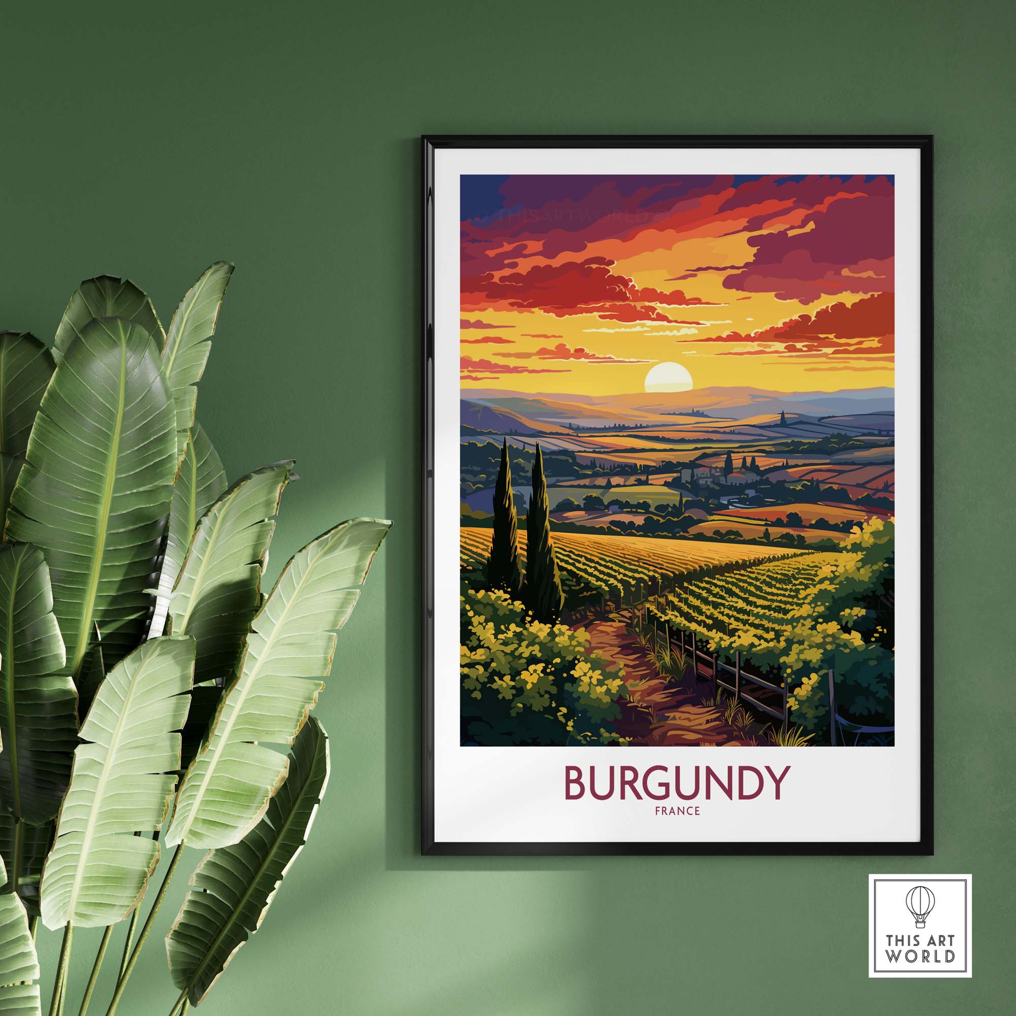 Burgundy France Poster