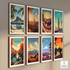 Buy Mauritius Travel Art - Island Getaway Poster Print collection featuring iconic travel destinations.