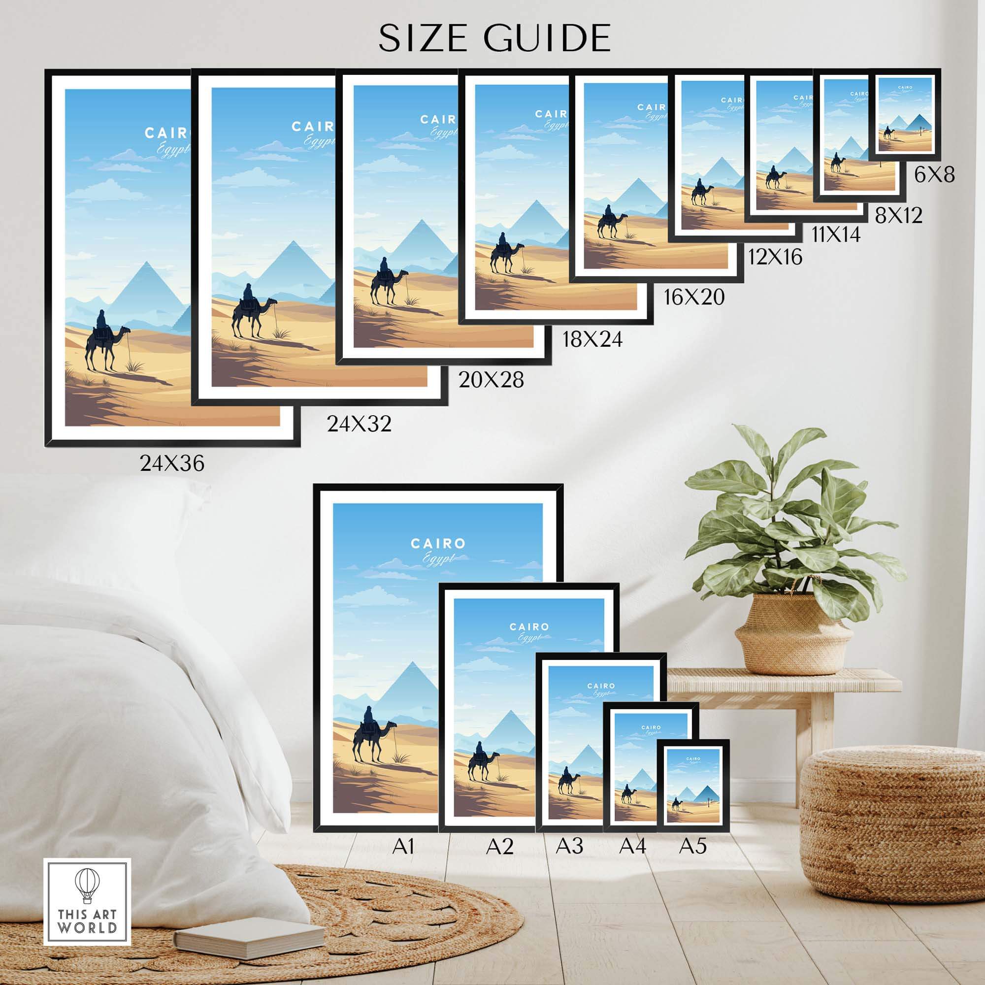 Cairo Poster - Pyramids