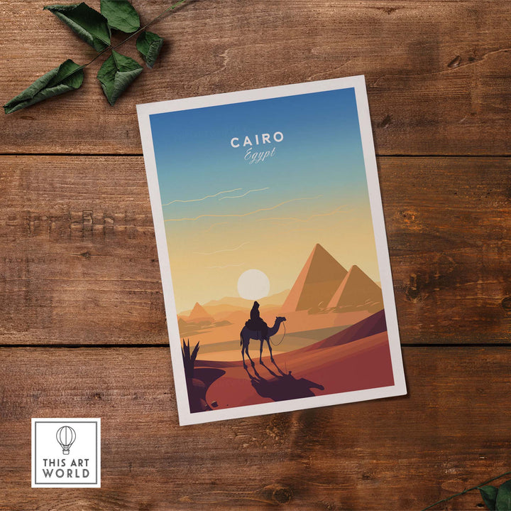 Cairo Travel Poster