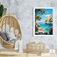 Calanques Poster