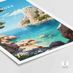 Calanques Poster