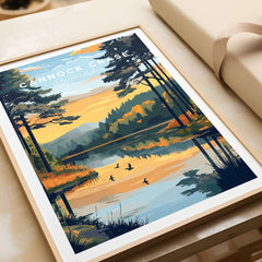 Cannock Chase Wall Art showcasing serene landscapes and vibrant colors reflecting nature's beauty.