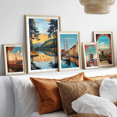 Cannock Chase Wall Art featuring serene landscapes in framed prints, adding elegance to home decor.