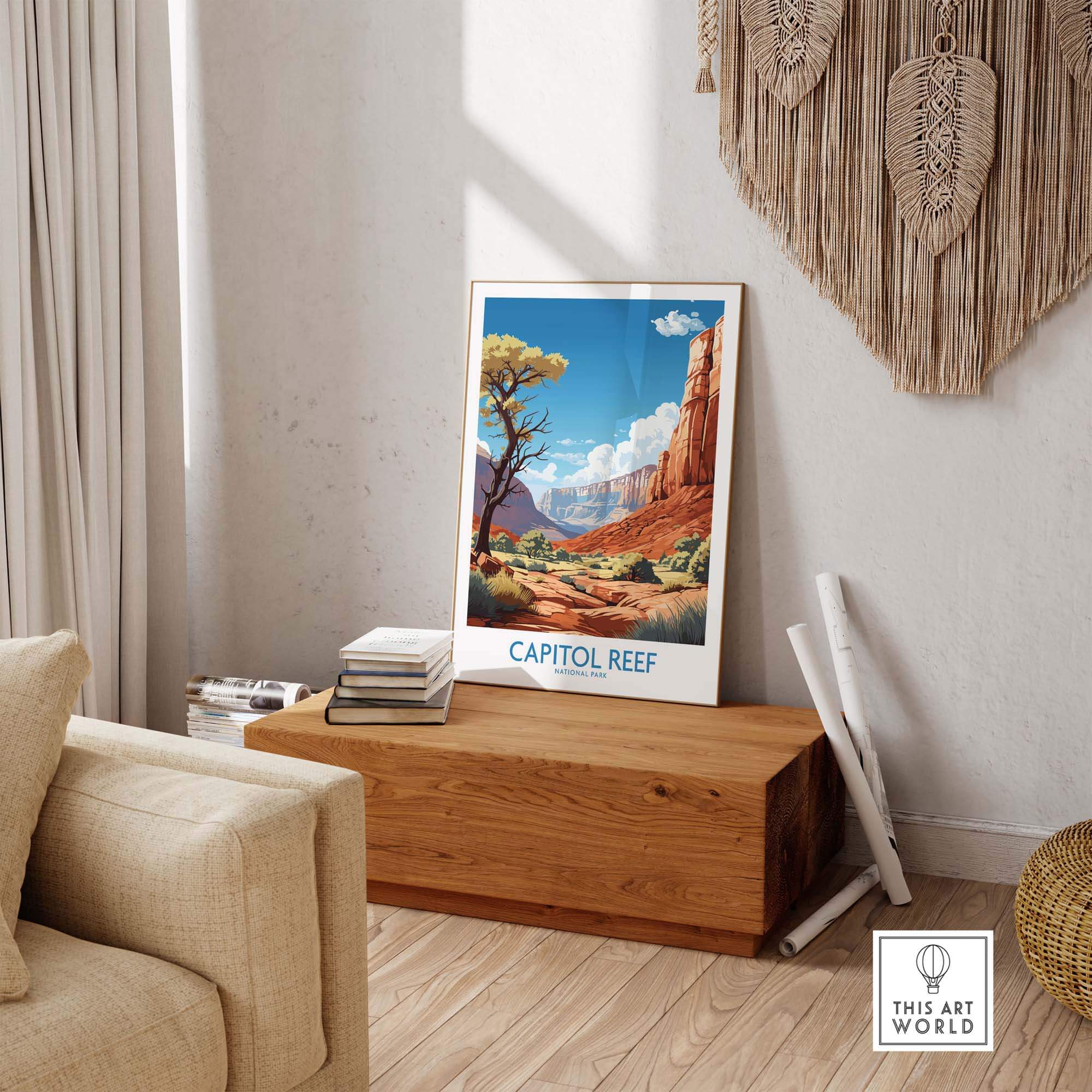 Capitol Reef Print National Park