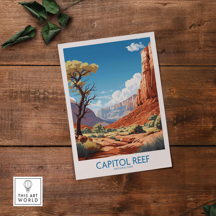 Capitol Reef Print National Park