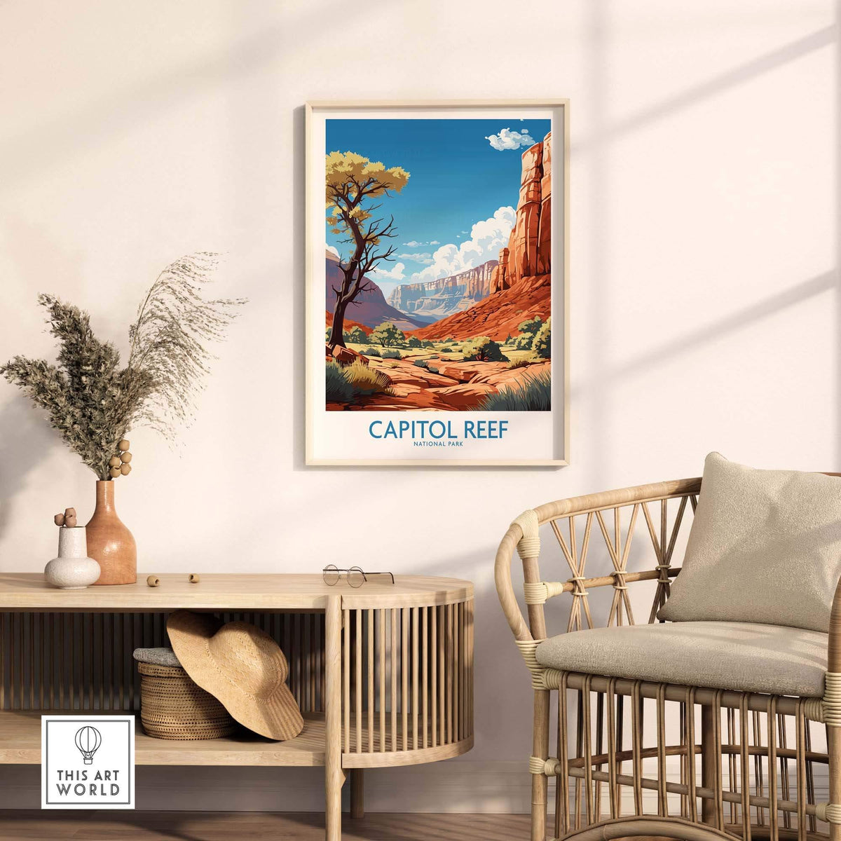 Capitol Reef Print National Park