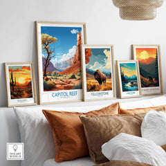 Capitol Reef Print National Park