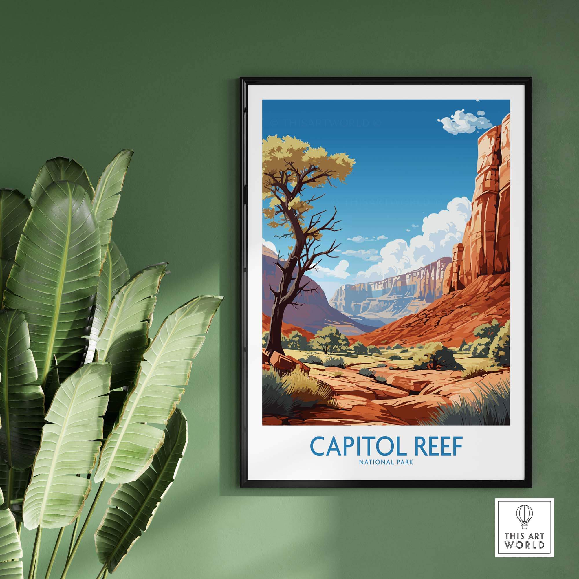 Capitol Reef Print National Park