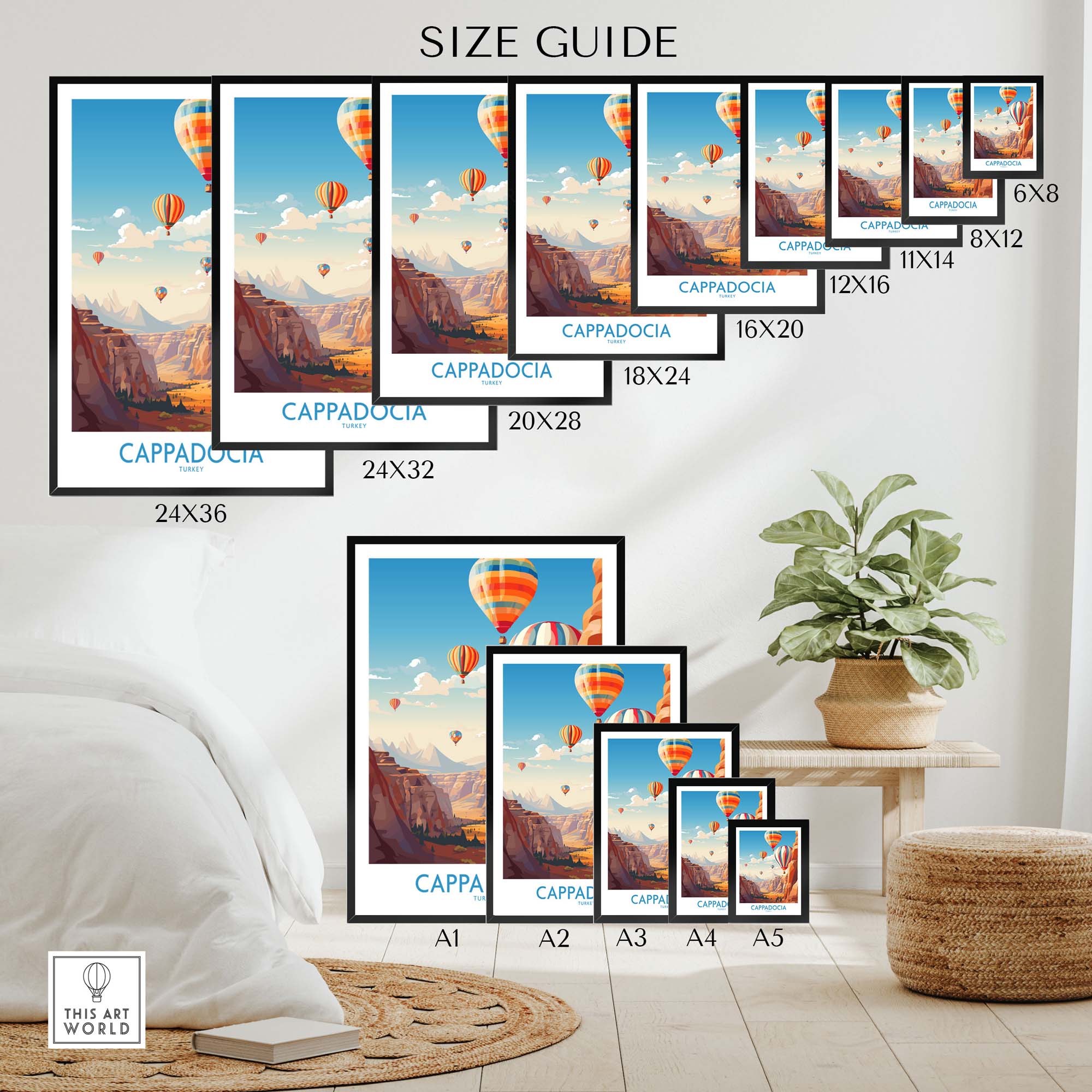 Cappadocia Wall Art Print