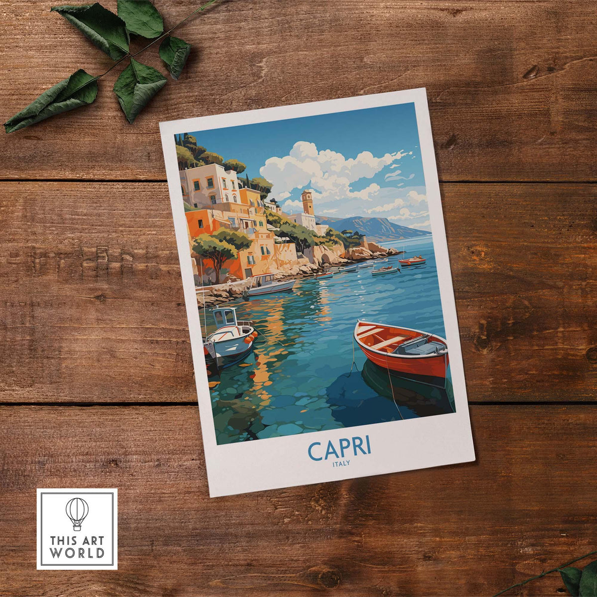 Capri Italy Wall Art Modern