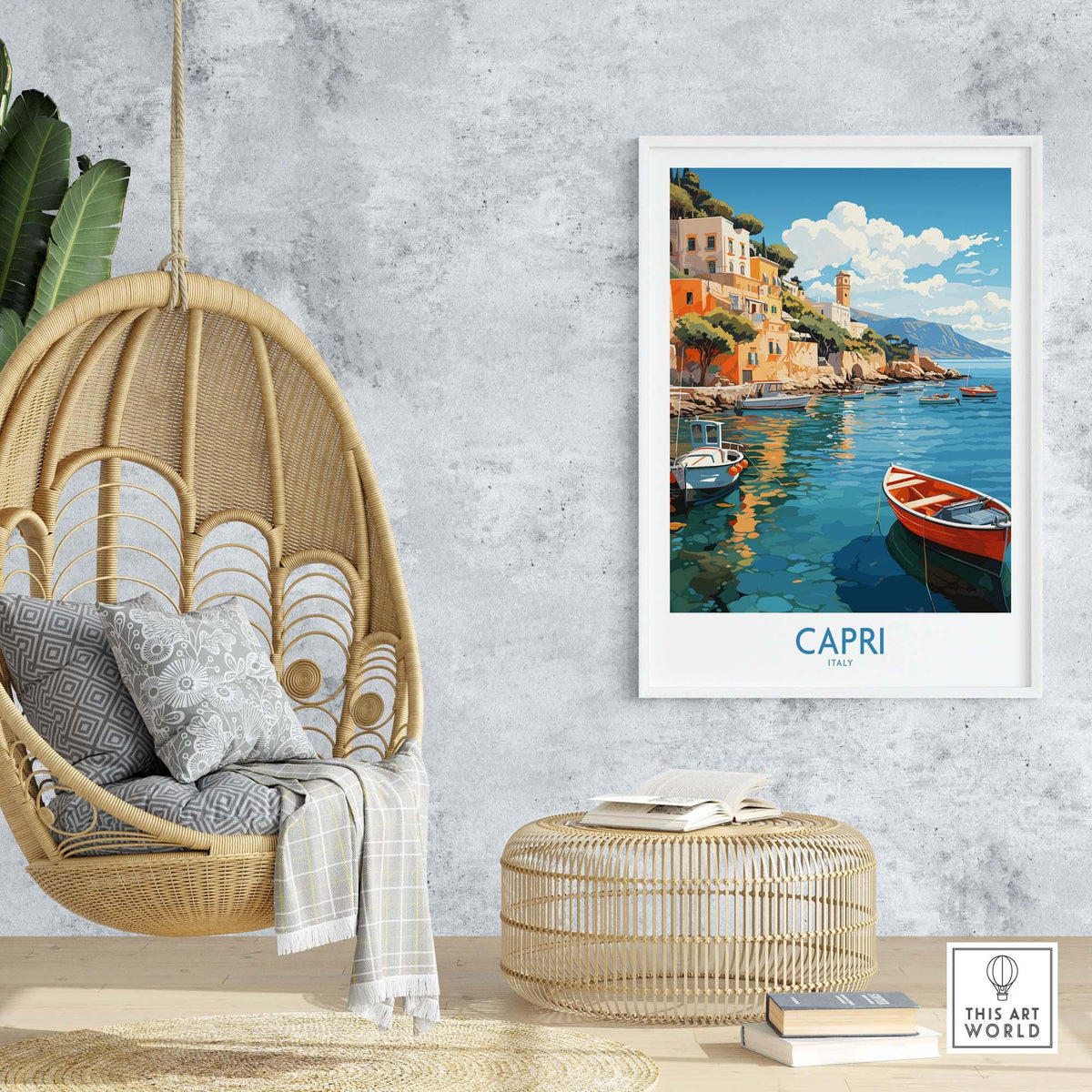 Capri Italy Wall Art Modern