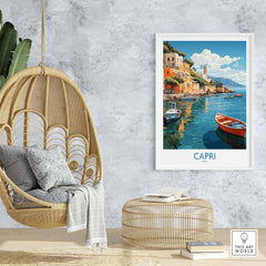 Capri Italy Wall Art Modern