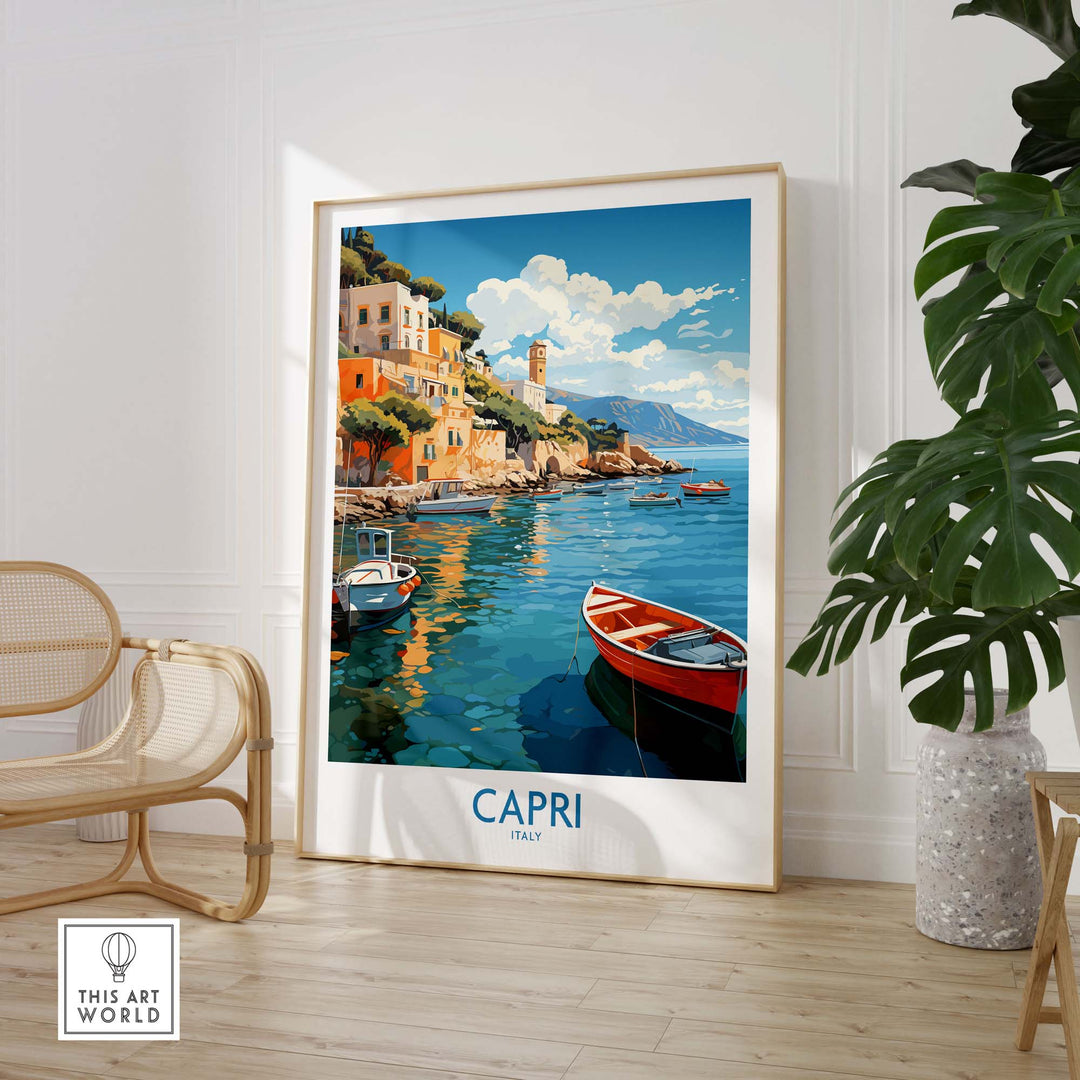 Capri Italy Wall Art Modern
