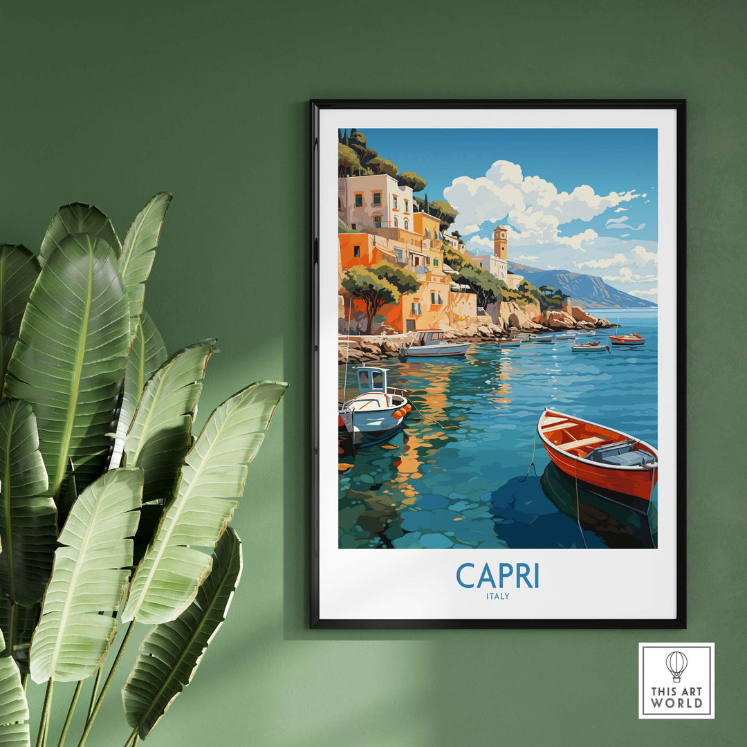 Capri Italy Wall Art Modern