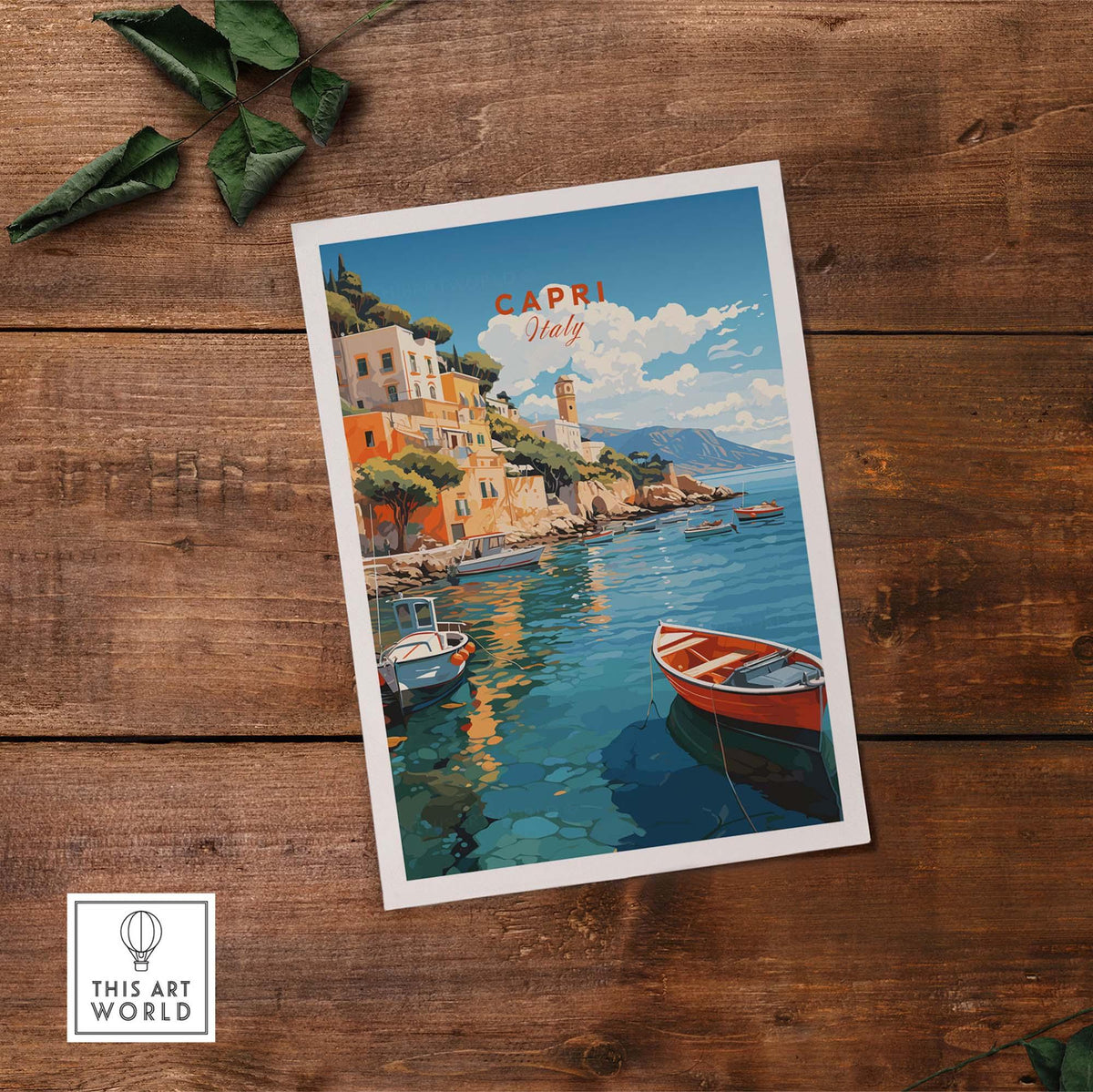 Capri Italy Wall Art Poster