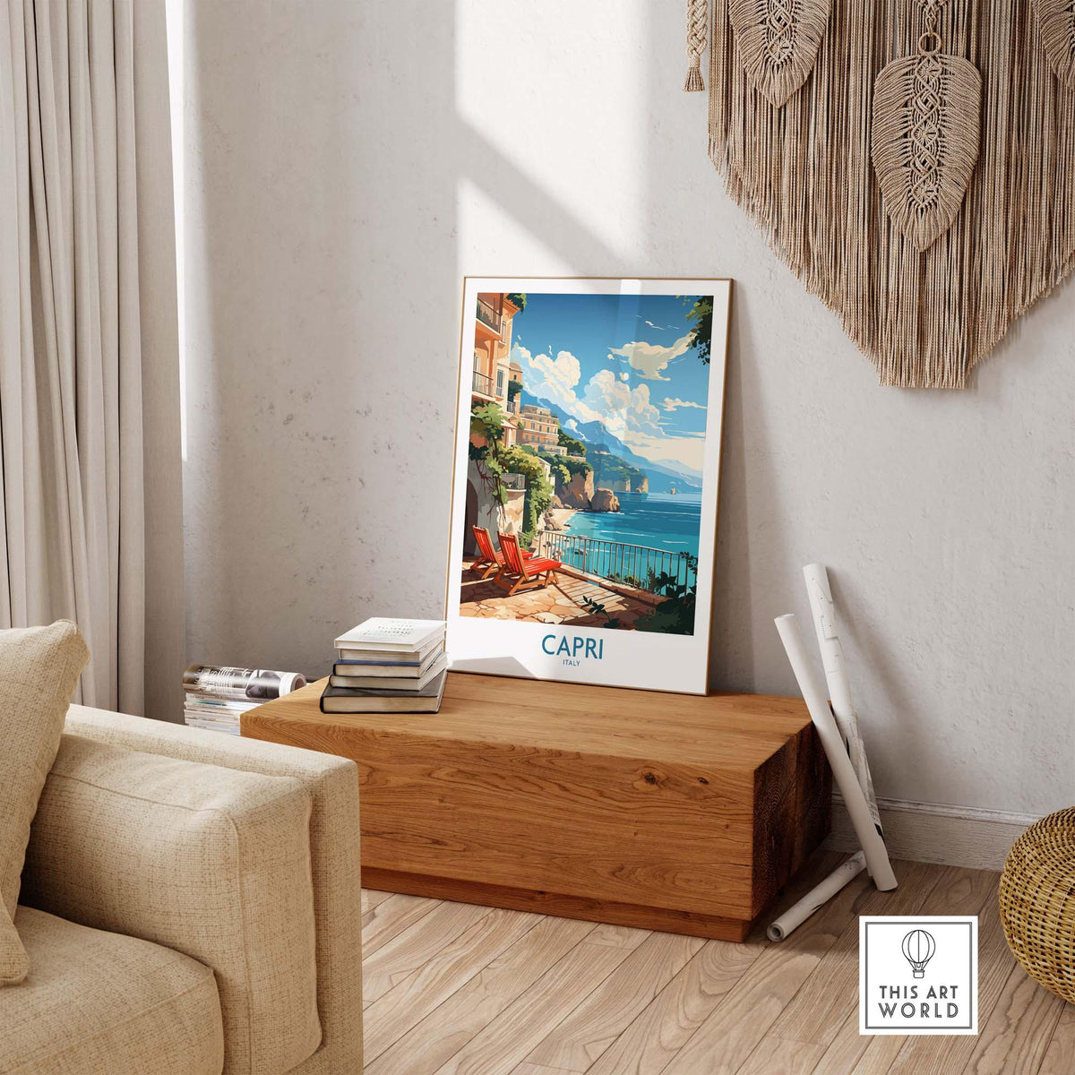 Capri Italy Wall Art Print