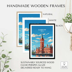 Cardiff Travel Poster