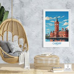 Cardiff Travel Print
