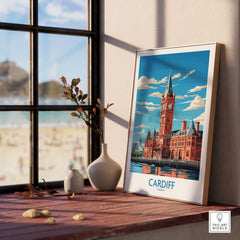 Cardiff Travel Print