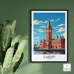 Cardiff Travel Print