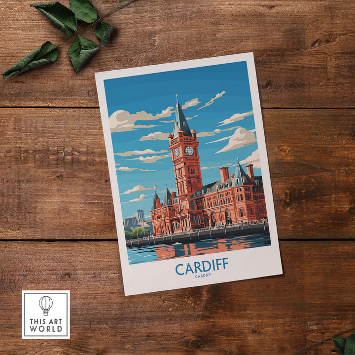 Cardiff Travel Print