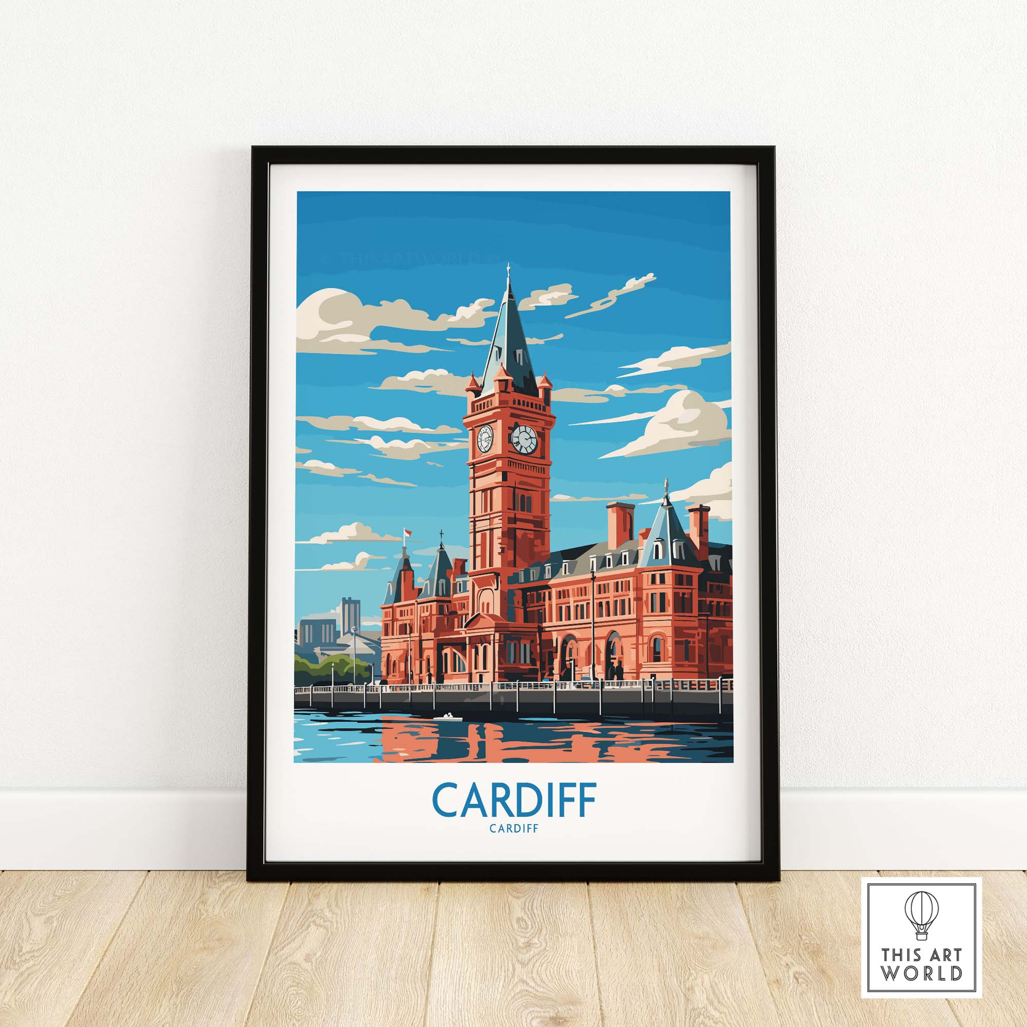 Cardiff Travel Print