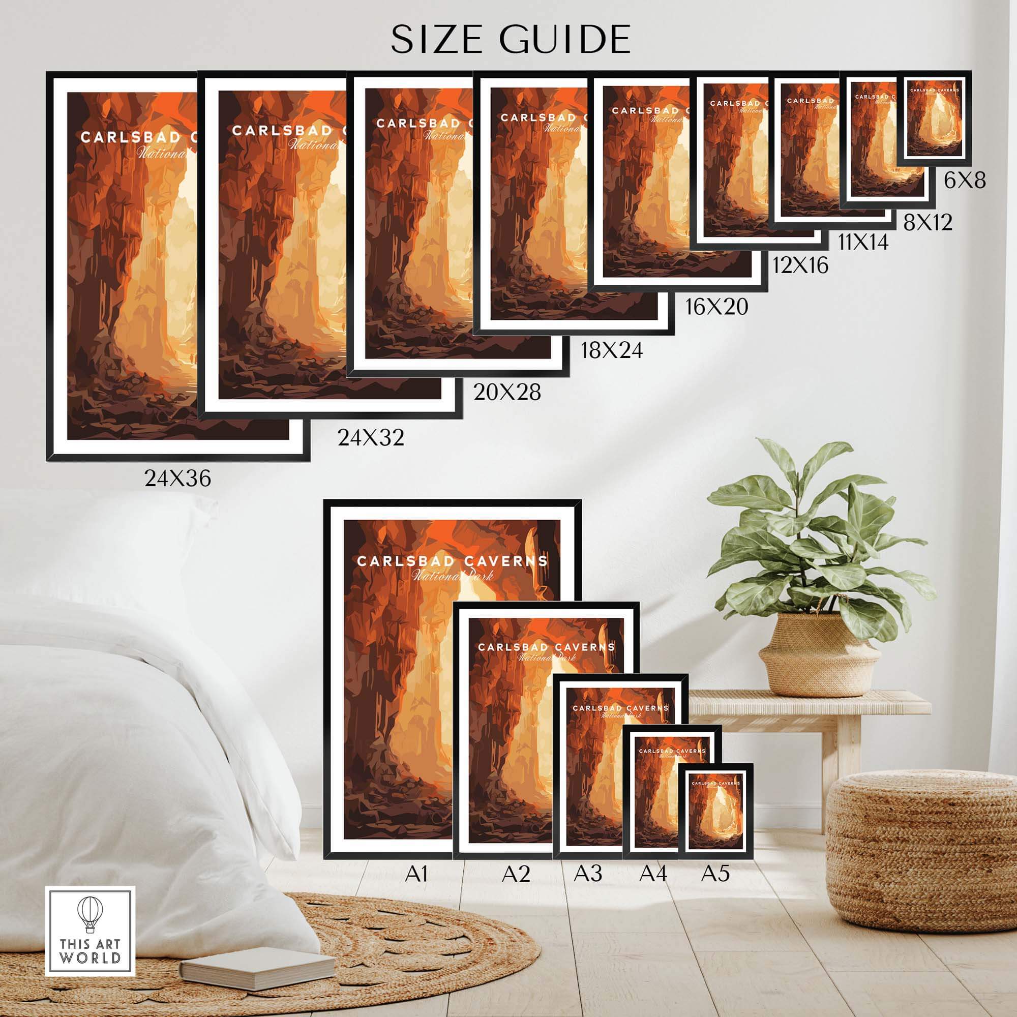 Carlsbad Caverns Poster National Park