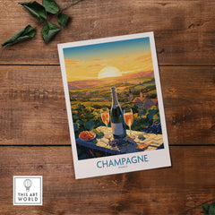 Champagne France Poster