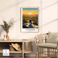Champagne France Poster