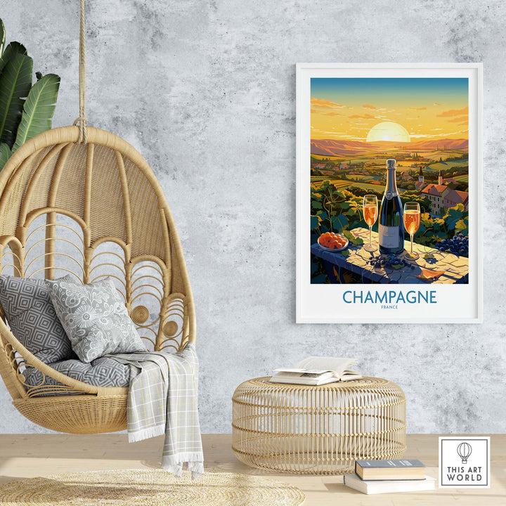 Champagne France Poster