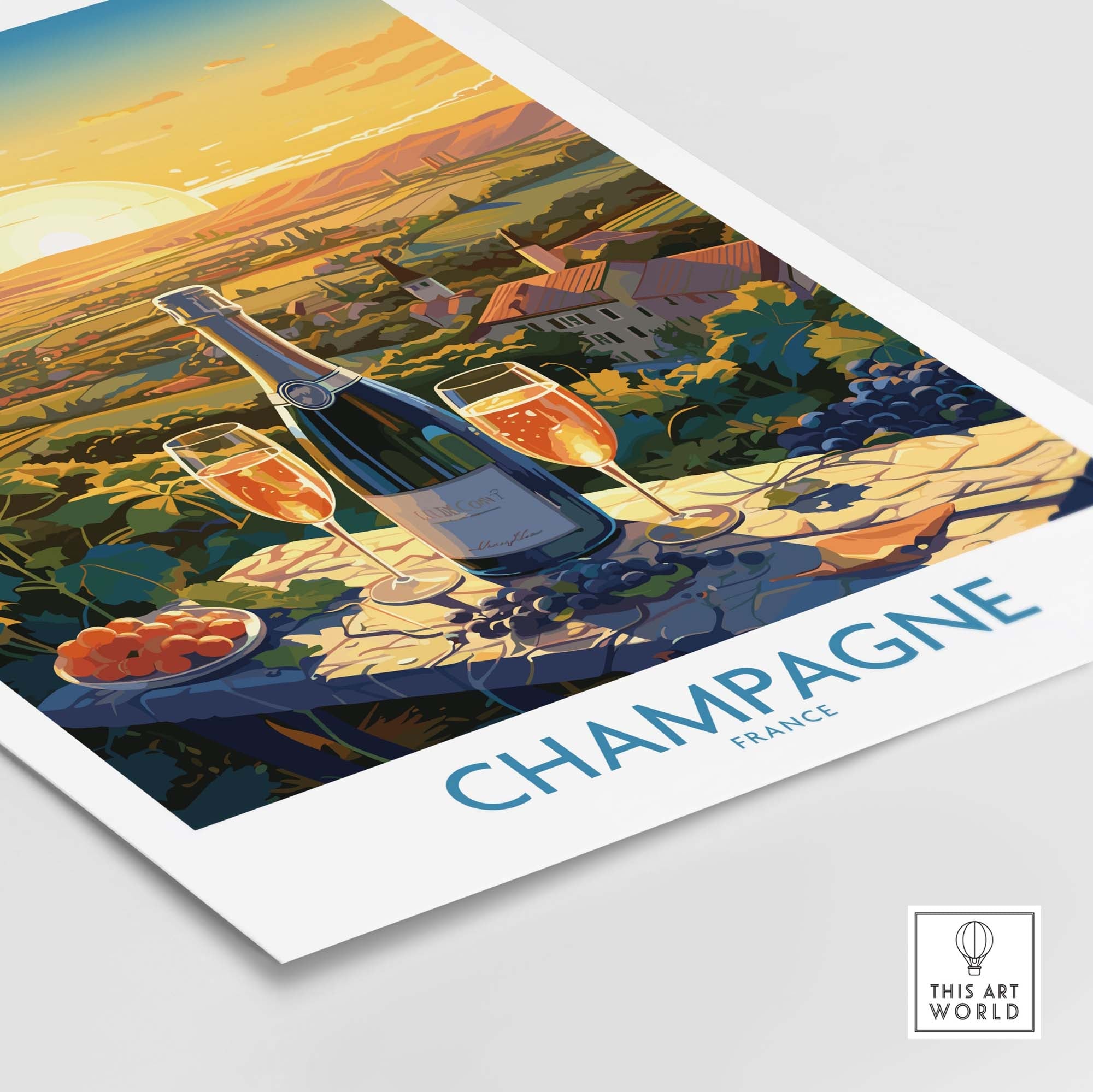 Champagne France Poster