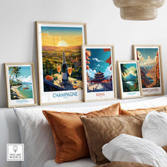 Champagne France Poster
