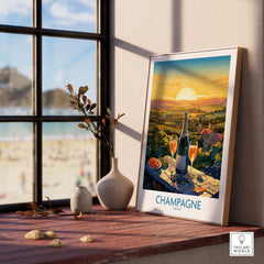 Champagne France Poster
