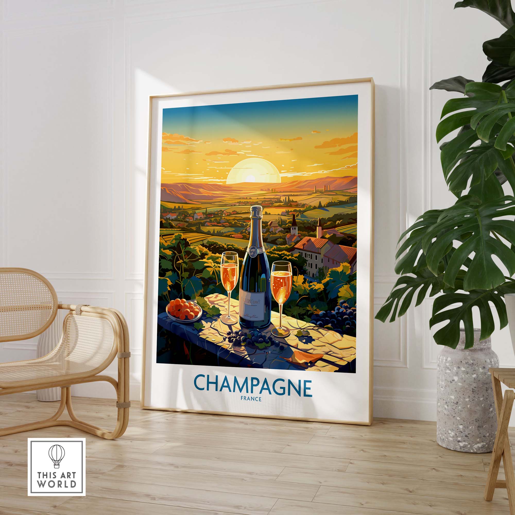 Champagne France Poster