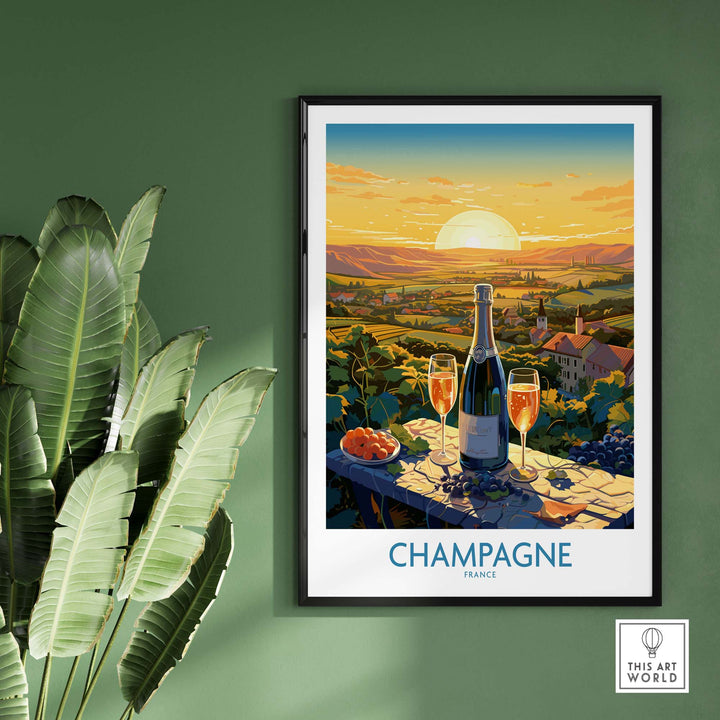 Champagne France Poster