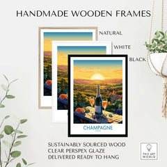 Champagne France Poster