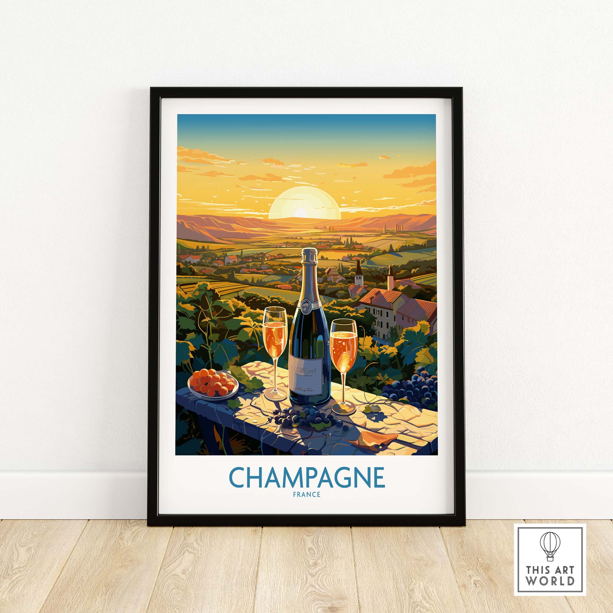 Champagne France Poster