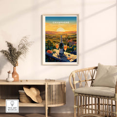 Champagne France Print