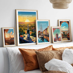 Champagne France Print