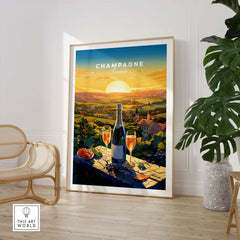 Champagne France Print