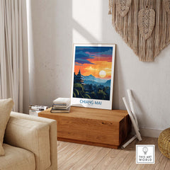 Chiang Mai Print