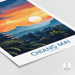 Chiang Mai Print