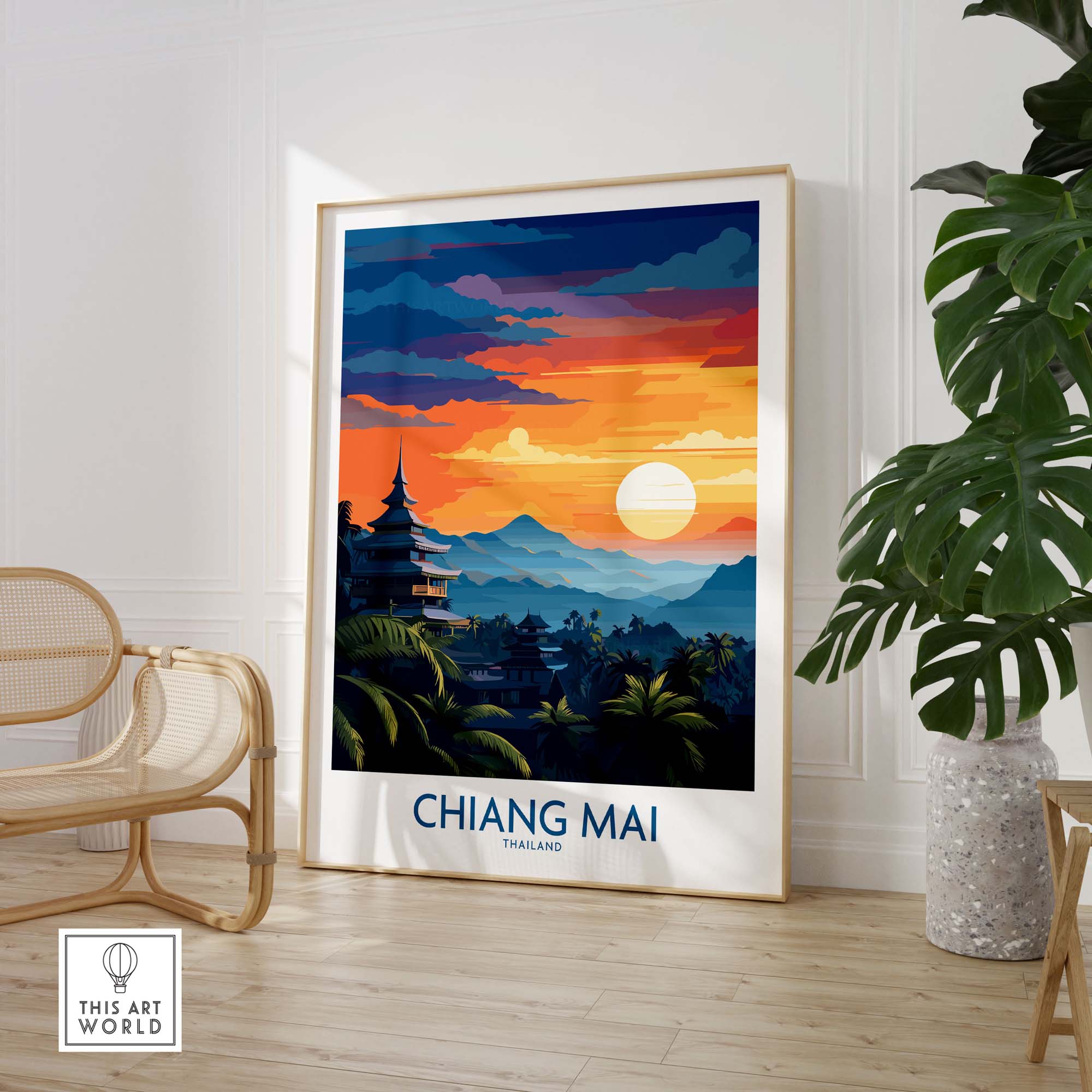 Chiang Mai Print
