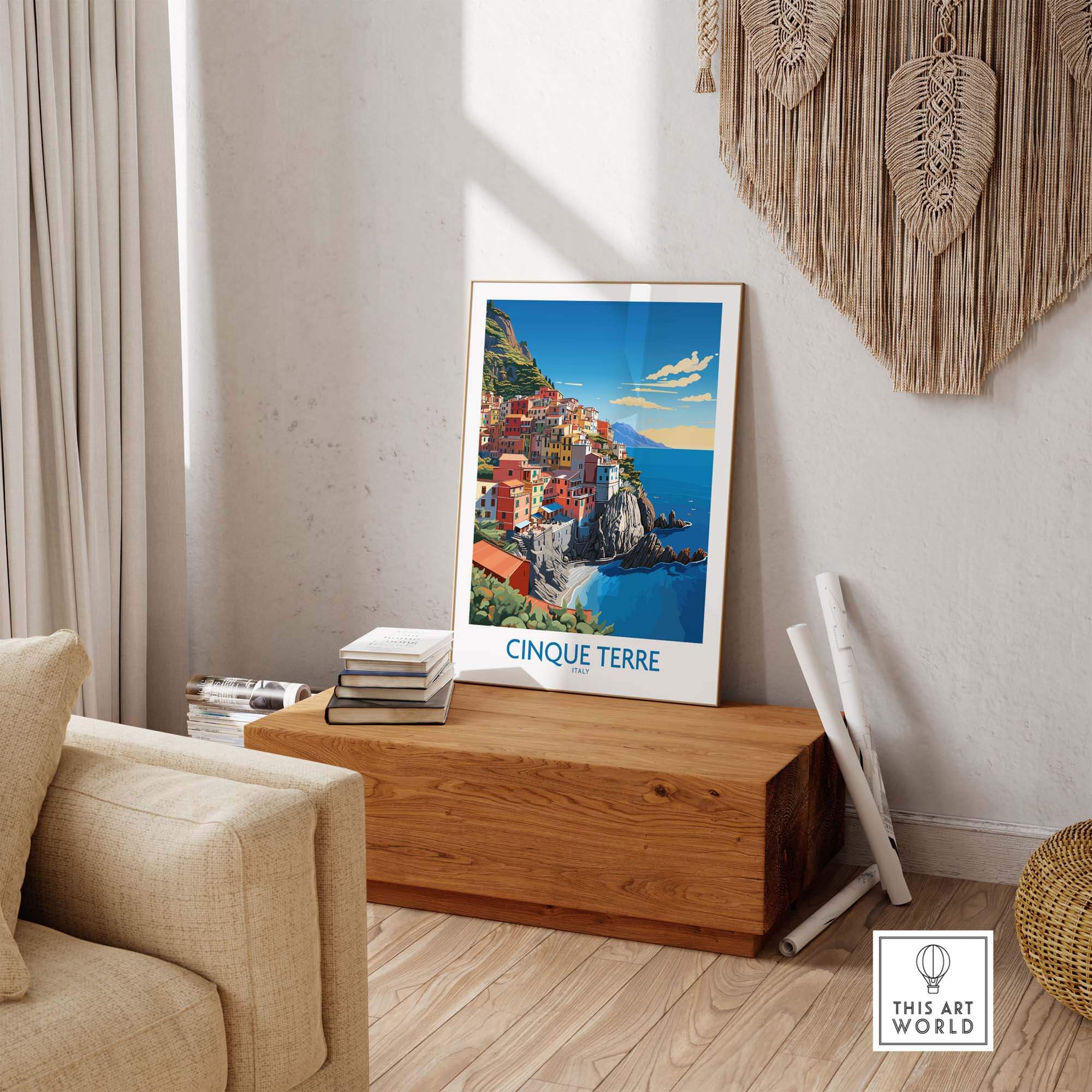 Cinque Terre Travel Print