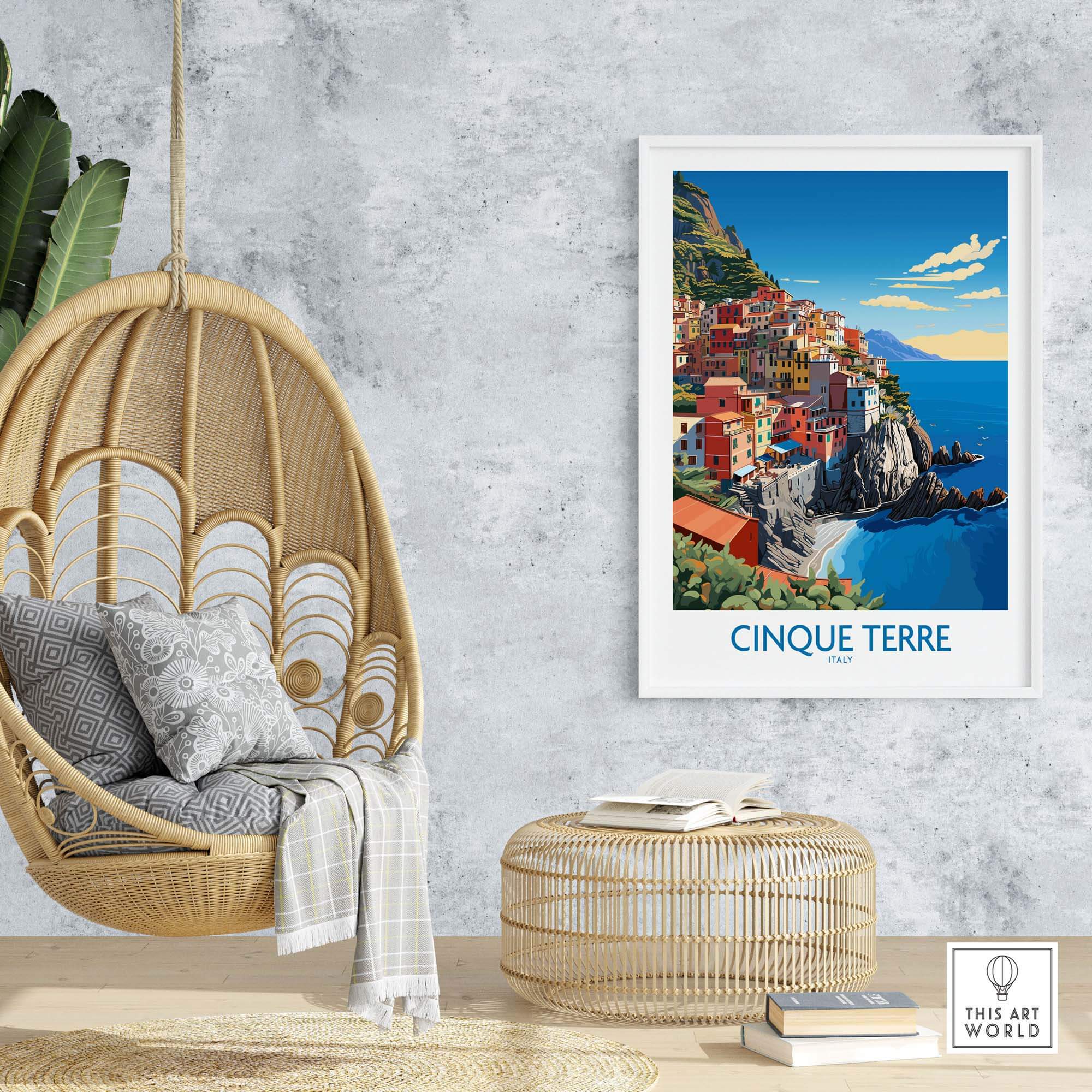 Cinque Terre Travel Print