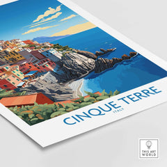 Cinque Terre Travel Print