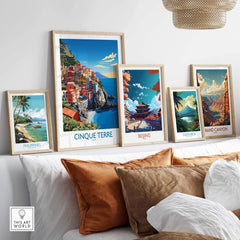 Cinque Terre Travel Print