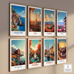 Cinque Terre Travel Print