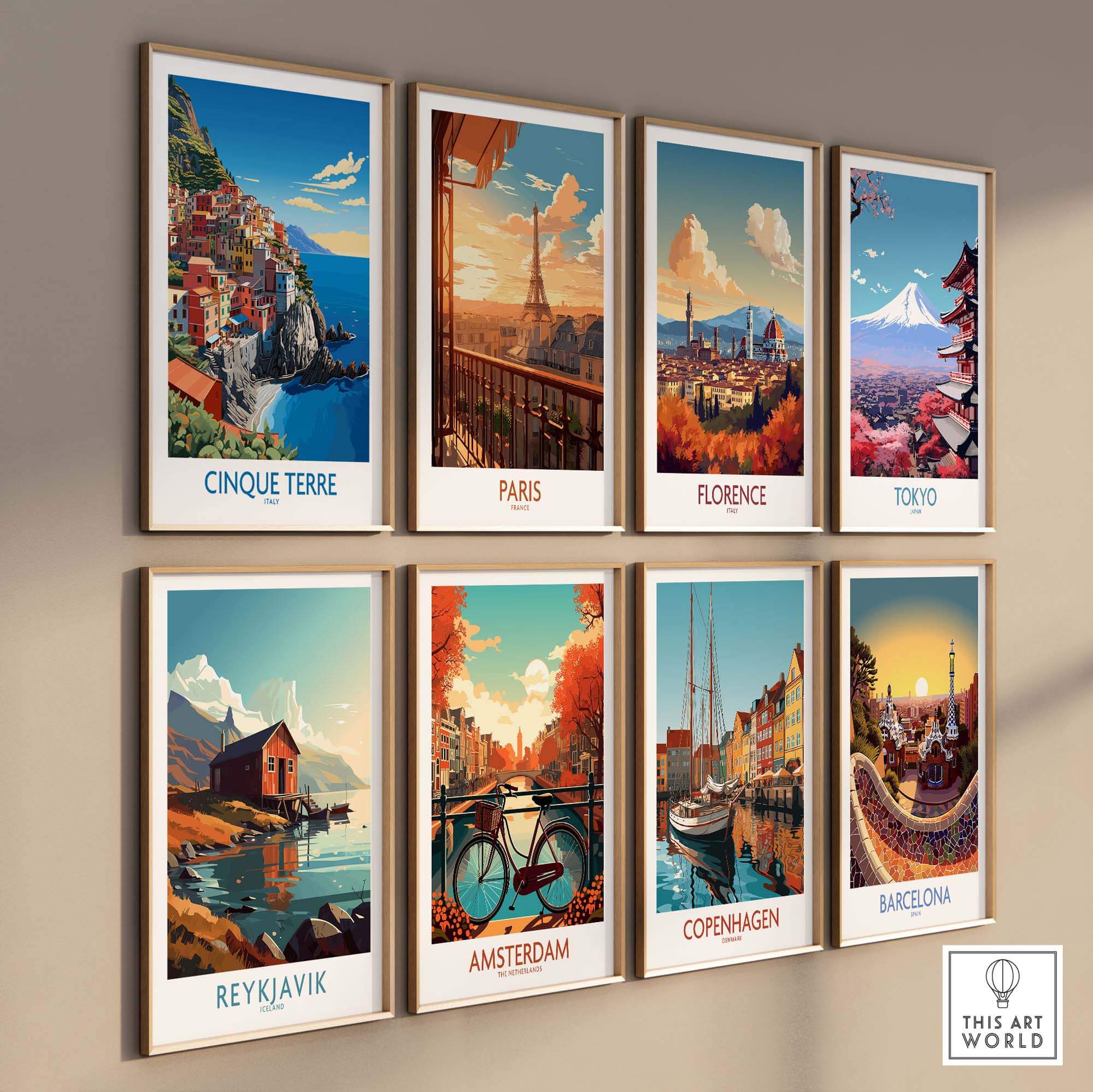 Cinque Terre Travel Print